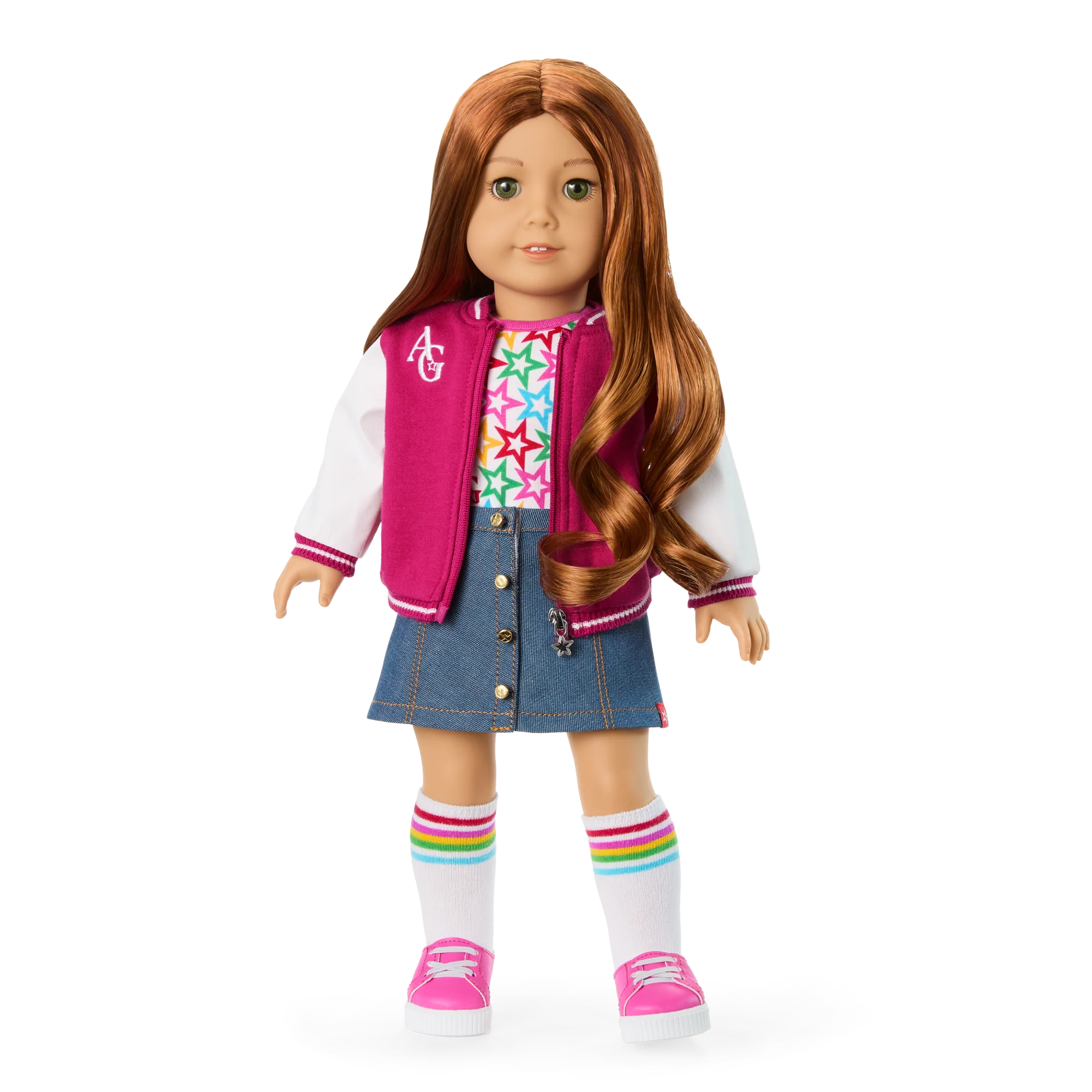 Truly Me™ 18-inch Doll #103 with wavy red hair