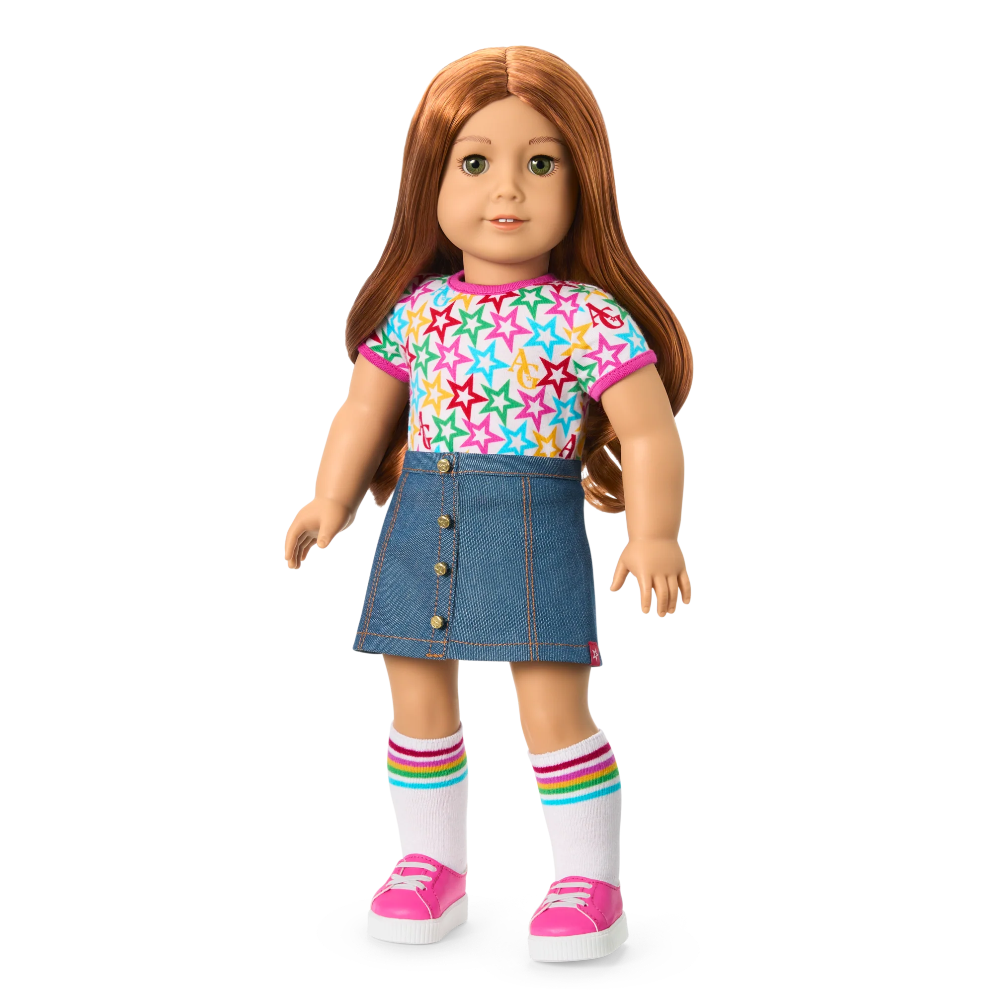 Truly Me™ 18-inch Doll #103 with wavy red hair