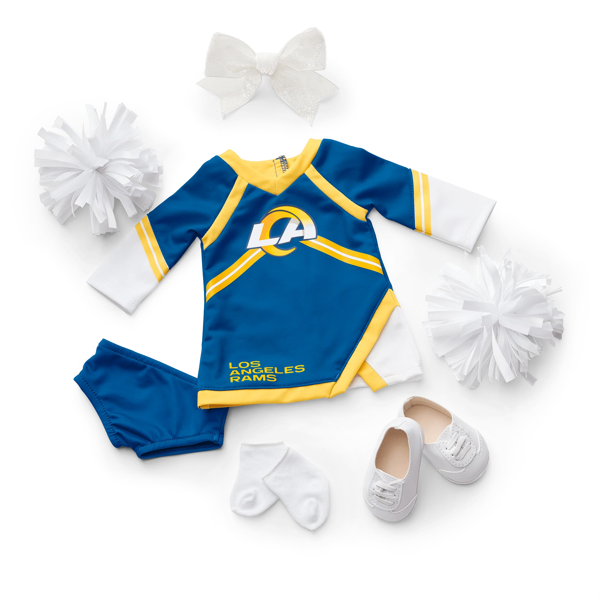 American Girl® x NFL Los Angeles Rams Cheer Uniform for 18-inch Dolls