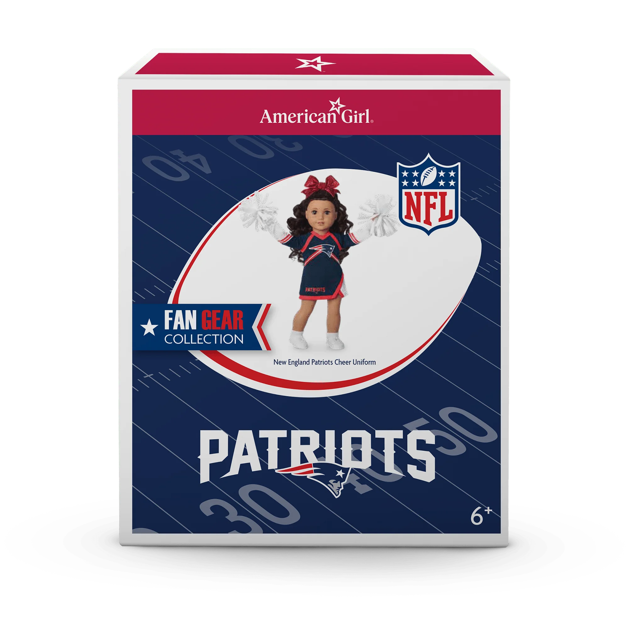 American Girl® x NFL New England Patriots Cheer Uniform for 18-inch Dolls 8 American Girl® x NFL New England Patriots Cheer Uniform for 18-inch Dolls