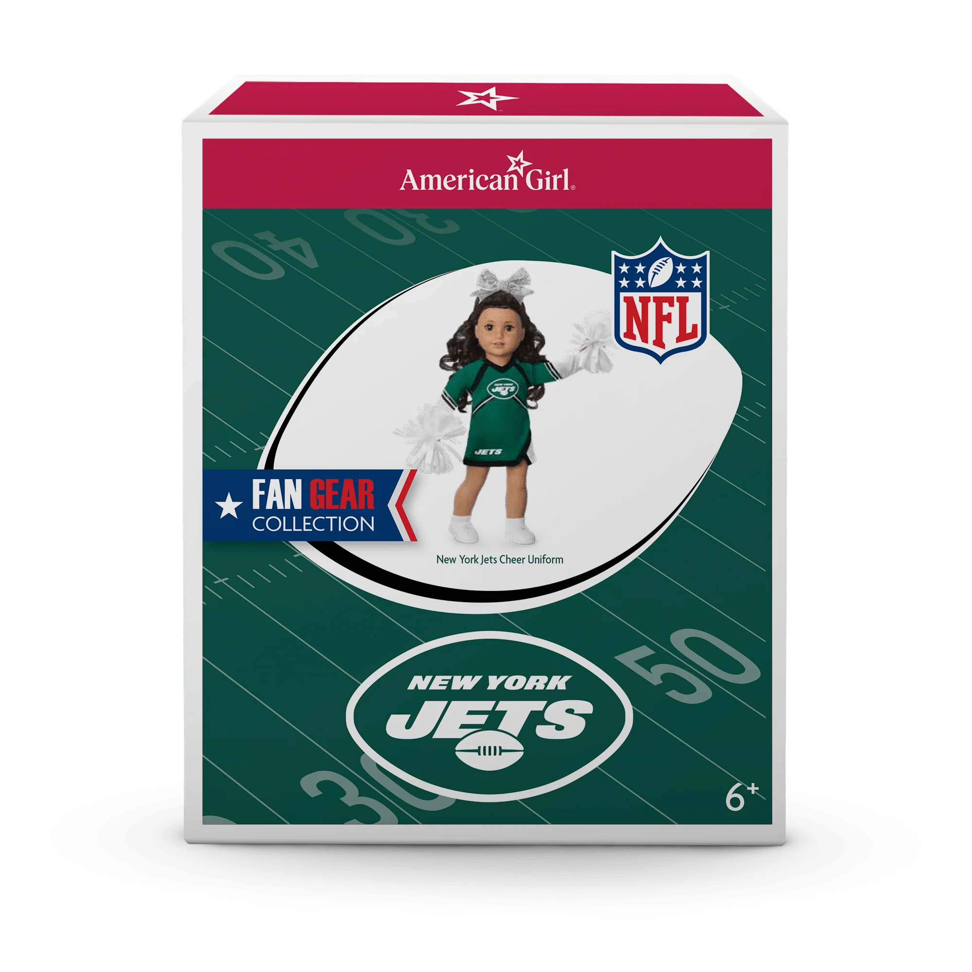 American Girl® x NFL New York Jets Cheer Uniform for 18-inch Dolls 8 American Girl® x NFL New York Jets Cheer Uniform for 18-inch Dolls