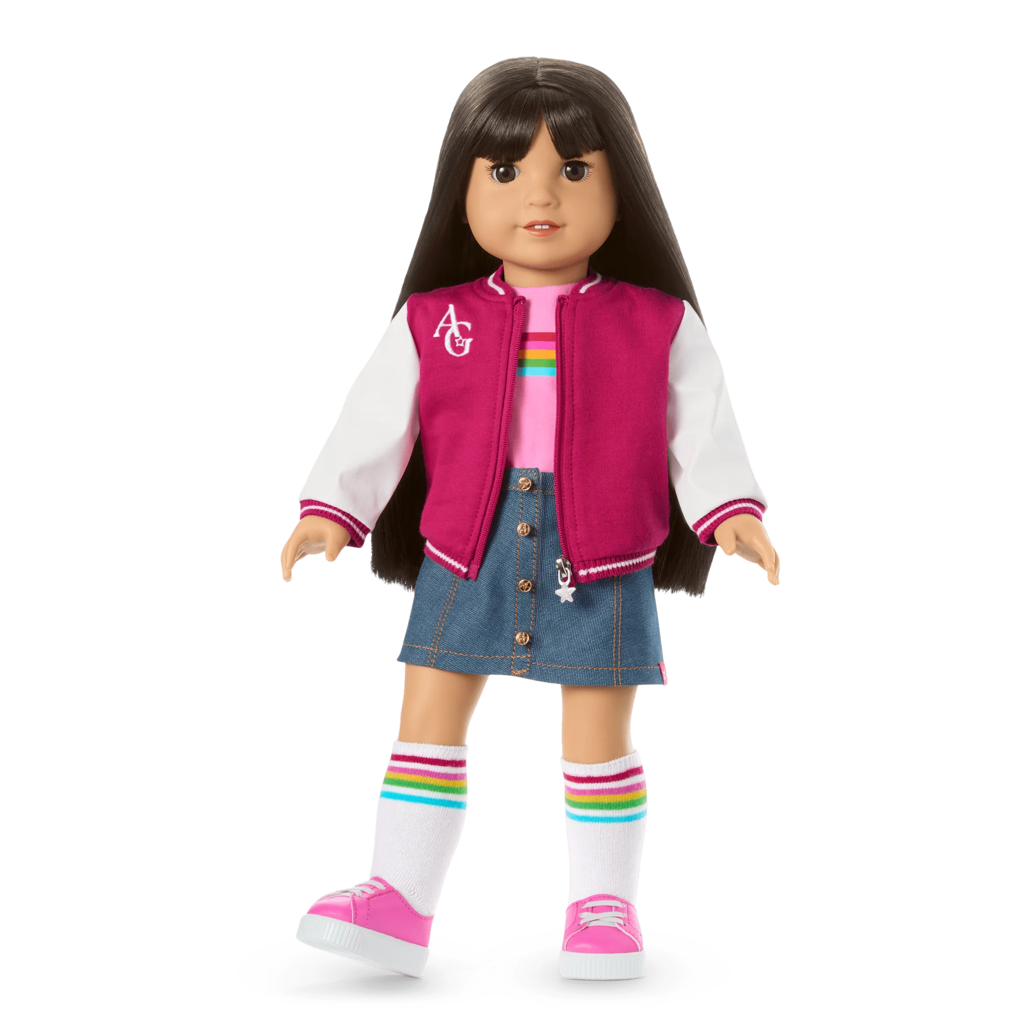 Truly Me™ 18-inch Doll #130 with straight black-brown hair 12 Truly Me™ 18-inch Doll #130 with straight black-brown hair
