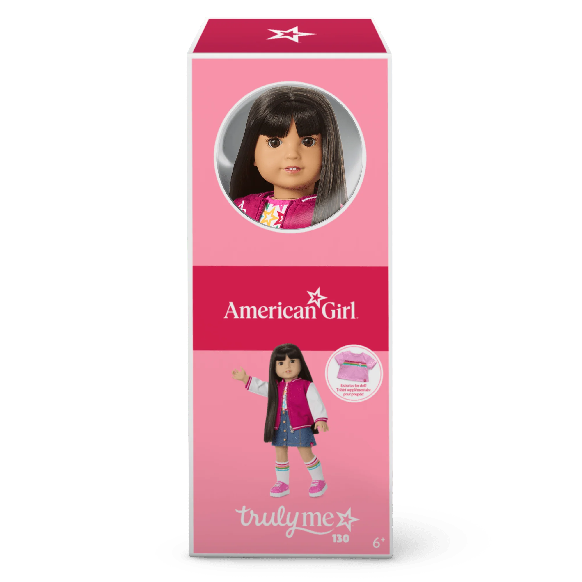 Truly Me™ 18-inch Doll #130 with straight black-brown hair 18 Truly Me™ 18-inch Doll #130 with straight black-brown hair