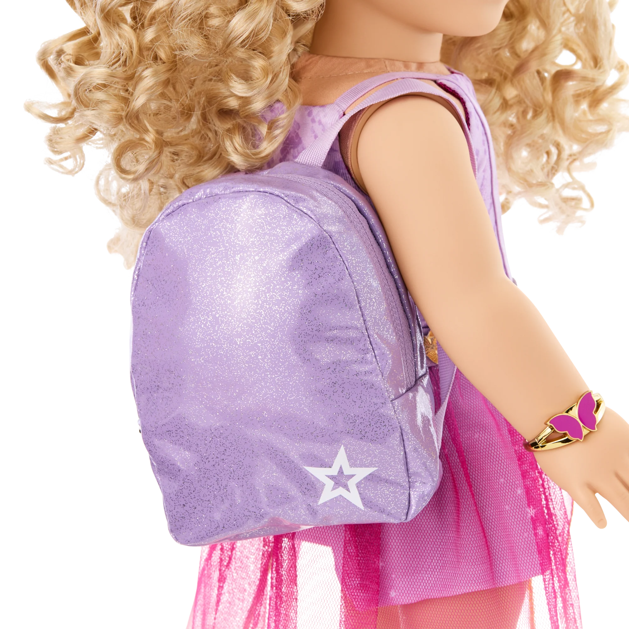Colorful Teddy Bear Backpack & Accessory Set for 18-inch Dolls 5 Colorful Teddy Bear Backpack & Accessory Set for 18-inch Dolls