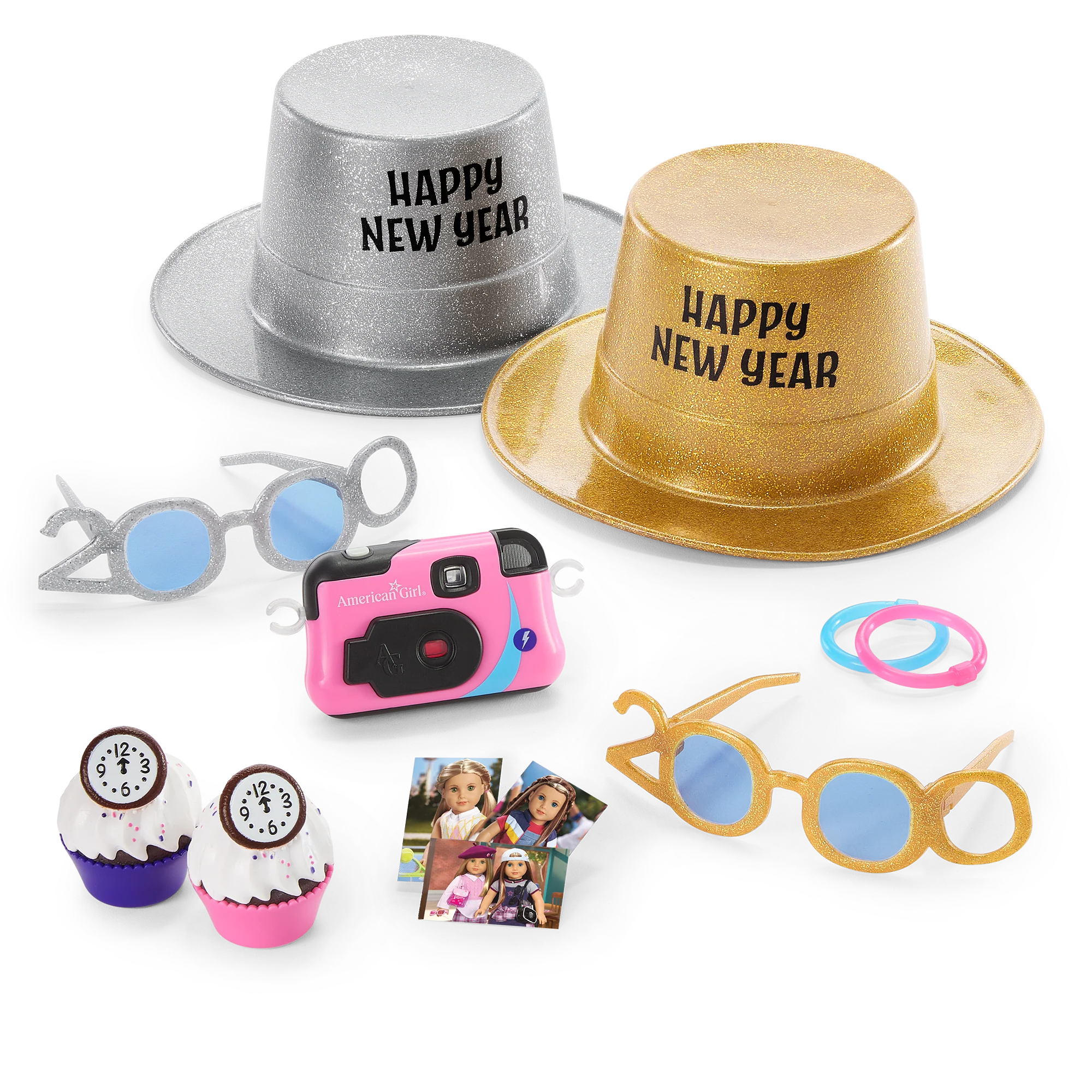 Isabel™ & Nicki's™ New Year’s Party Accessories for 18-inch Dolls (Historical Characters)