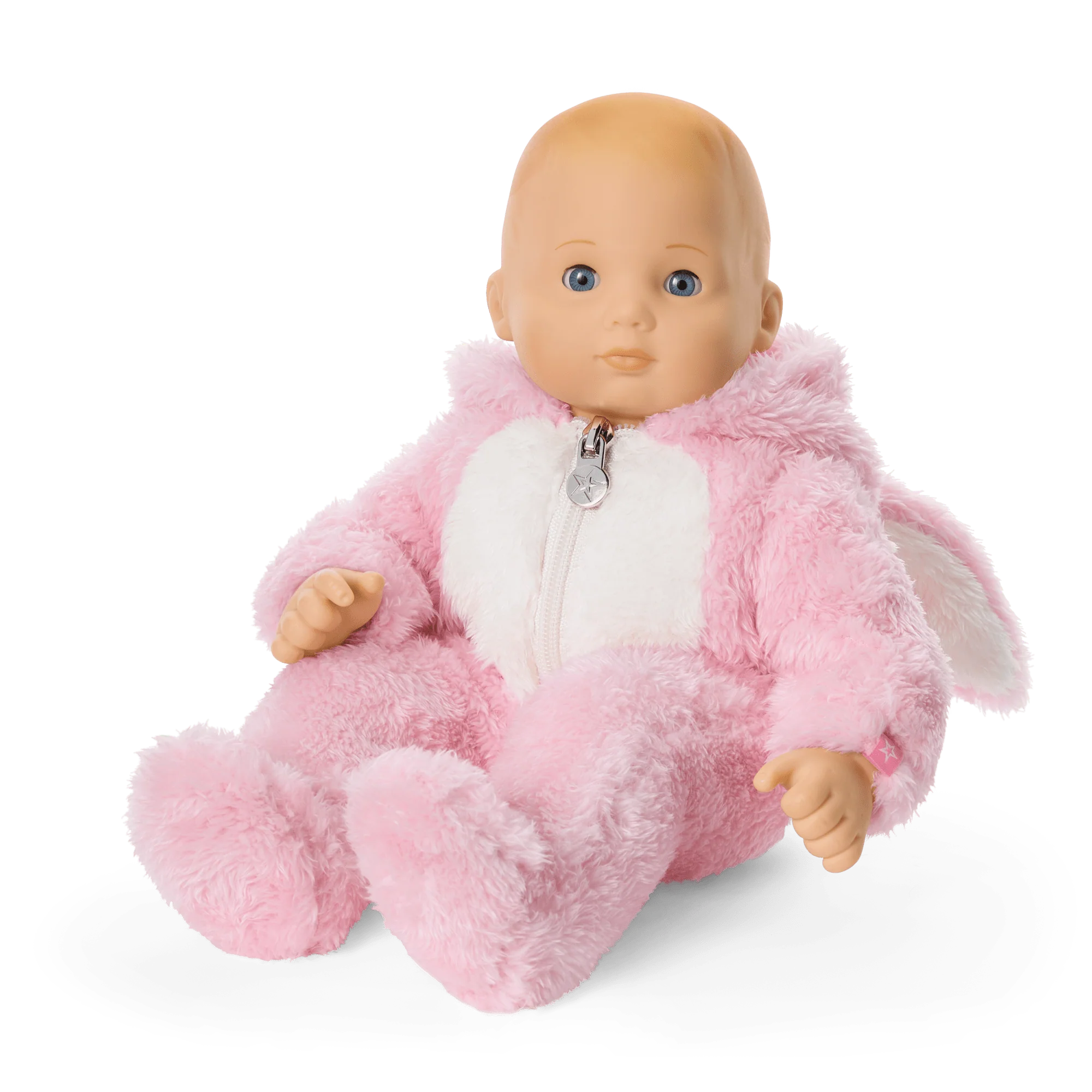 Playful Pink Bunny One-Piece Outfit for Bitty Baby® Dolls 3 Playful Pink Bunny One-Piece Outfit for Bitty Baby® Dolls