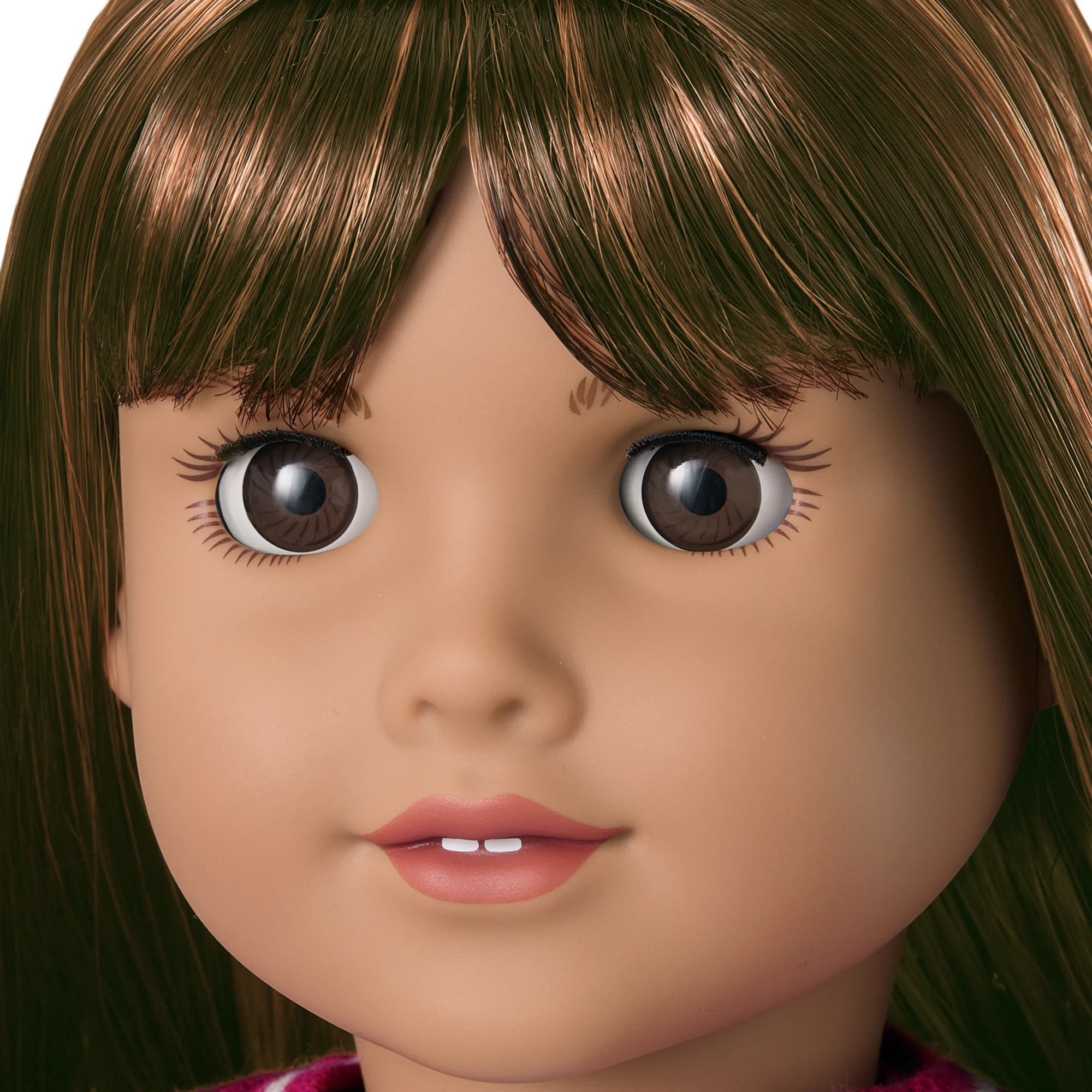 Truly Me™ 18-inch Doll #122 with straight dark-brown hair