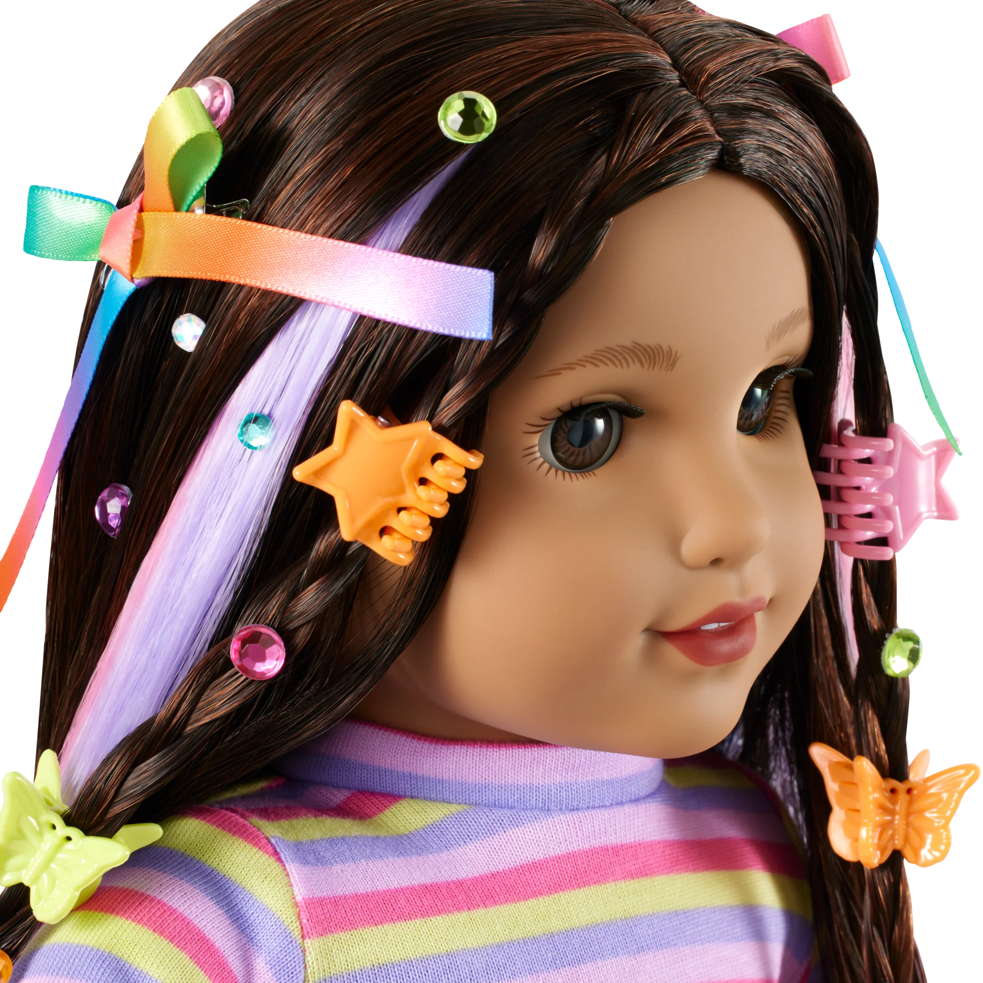 Long Hair Looks™ by Truly Me™ 18-inch Doll #134 & hair accessories 8 Long Hair Looks™ by Truly Me™ 18-inch Doll #134 & hair accessories