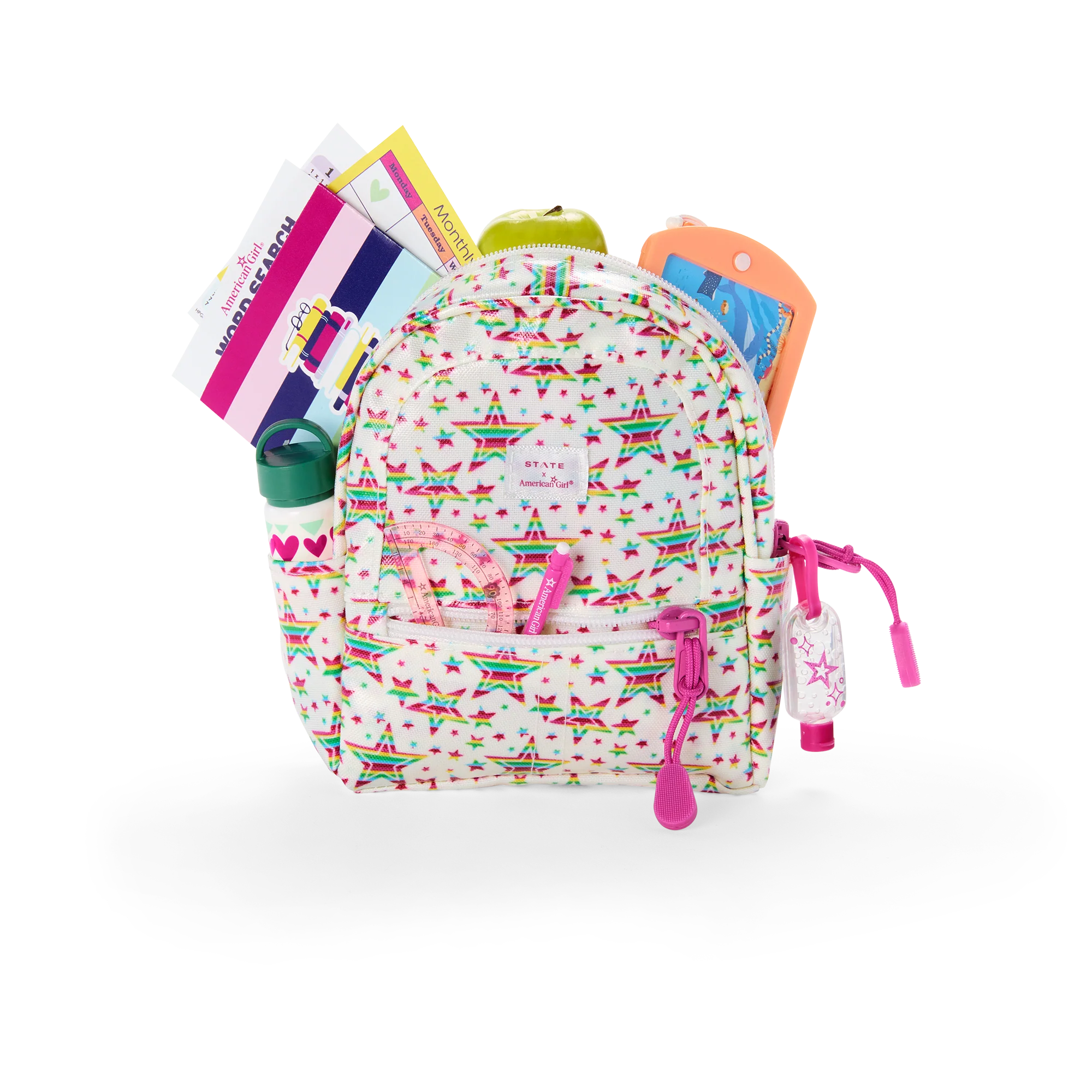 Star Student Backpack Set for 18-inch Dolls