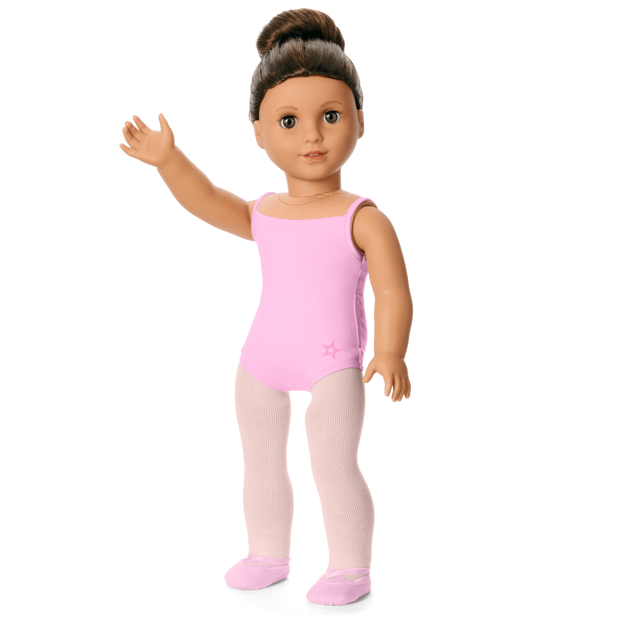 Truly Me™ #117 Doll & Dance All Day Set with wavy dark-brown hair