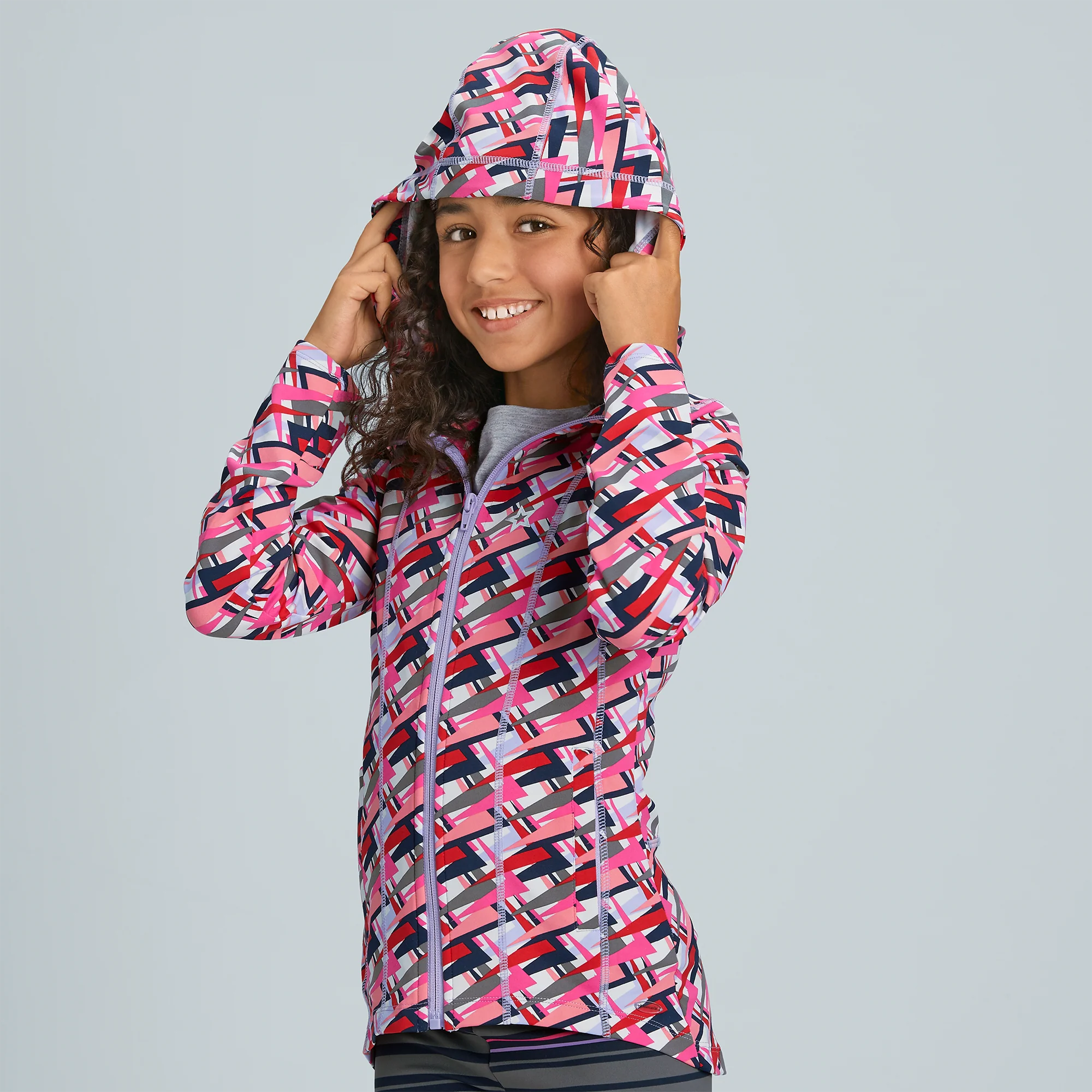 Feeling Fierce Print Jacket for Girls