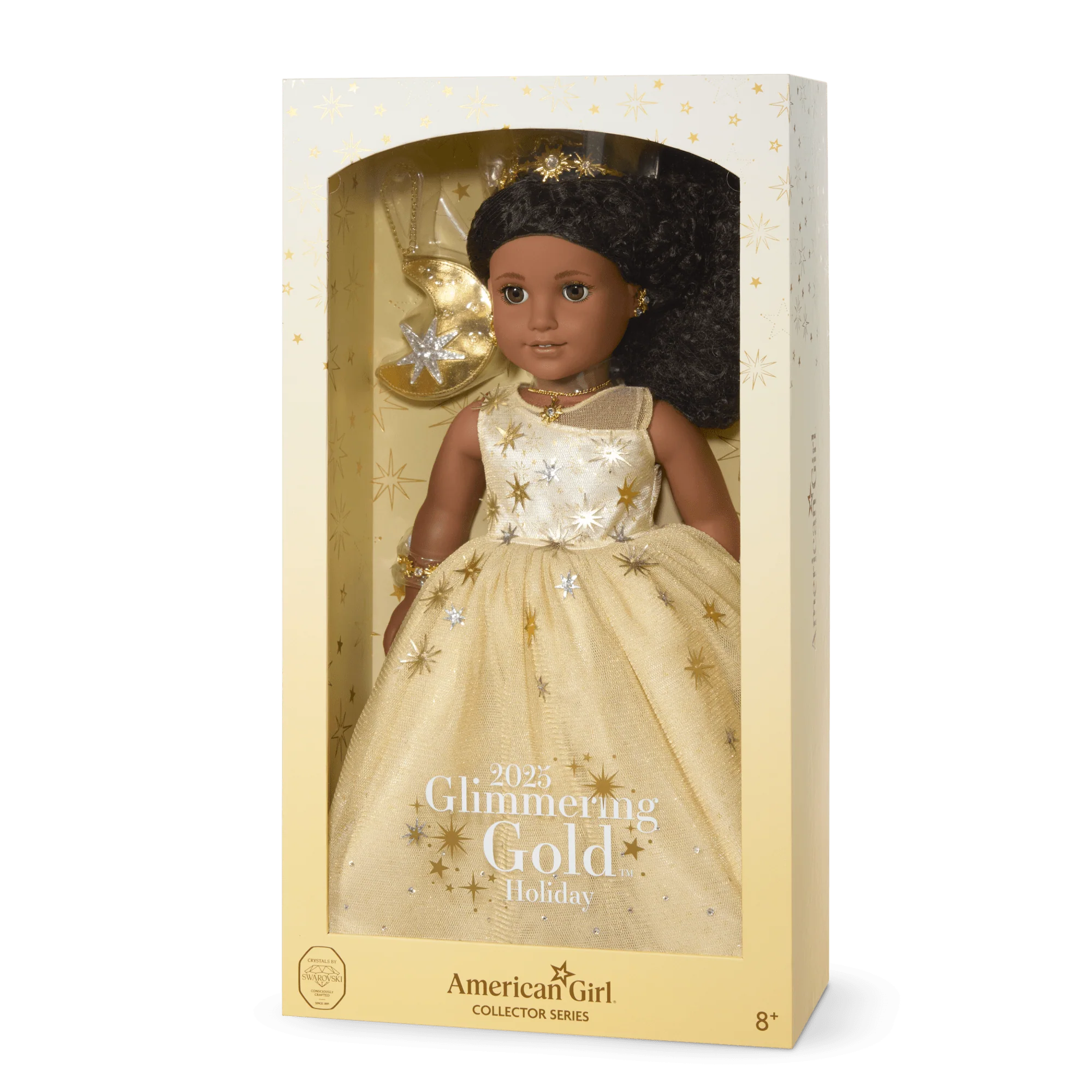 American Girl® 2025 Glimmering Gold™ Holiday Collector Doll 16 American Girl® 2025 Glimmering Gold™ Holiday Collector Doll