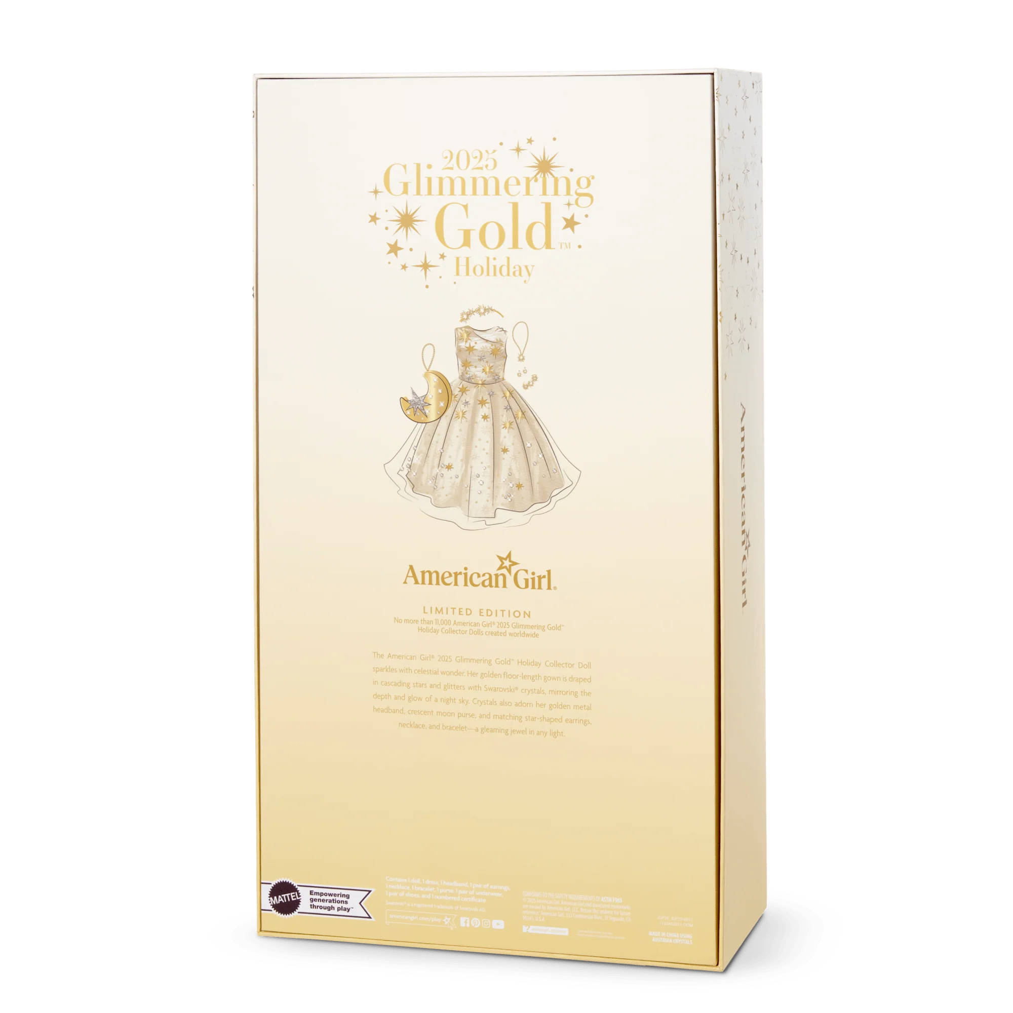 American Girl® 2025 Glimmering Gold™ Holiday Collector Doll 17 American Girl® 2025 Glimmering Gold™ Holiday Collector Doll