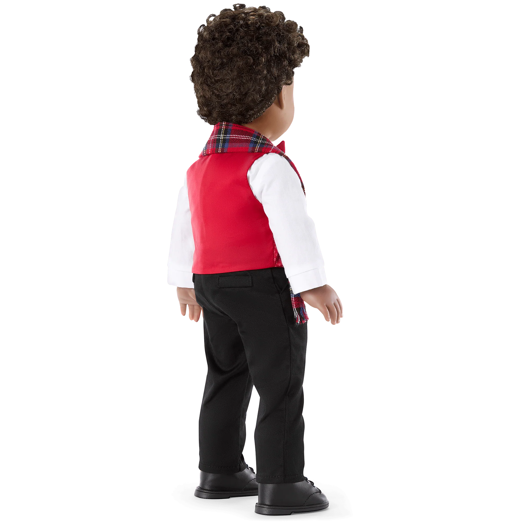 Pop of Plaid Holiday Outfit for 18-inch Dolls 3 Pop of Plaid Holiday Outfit for 18-inch Dolls