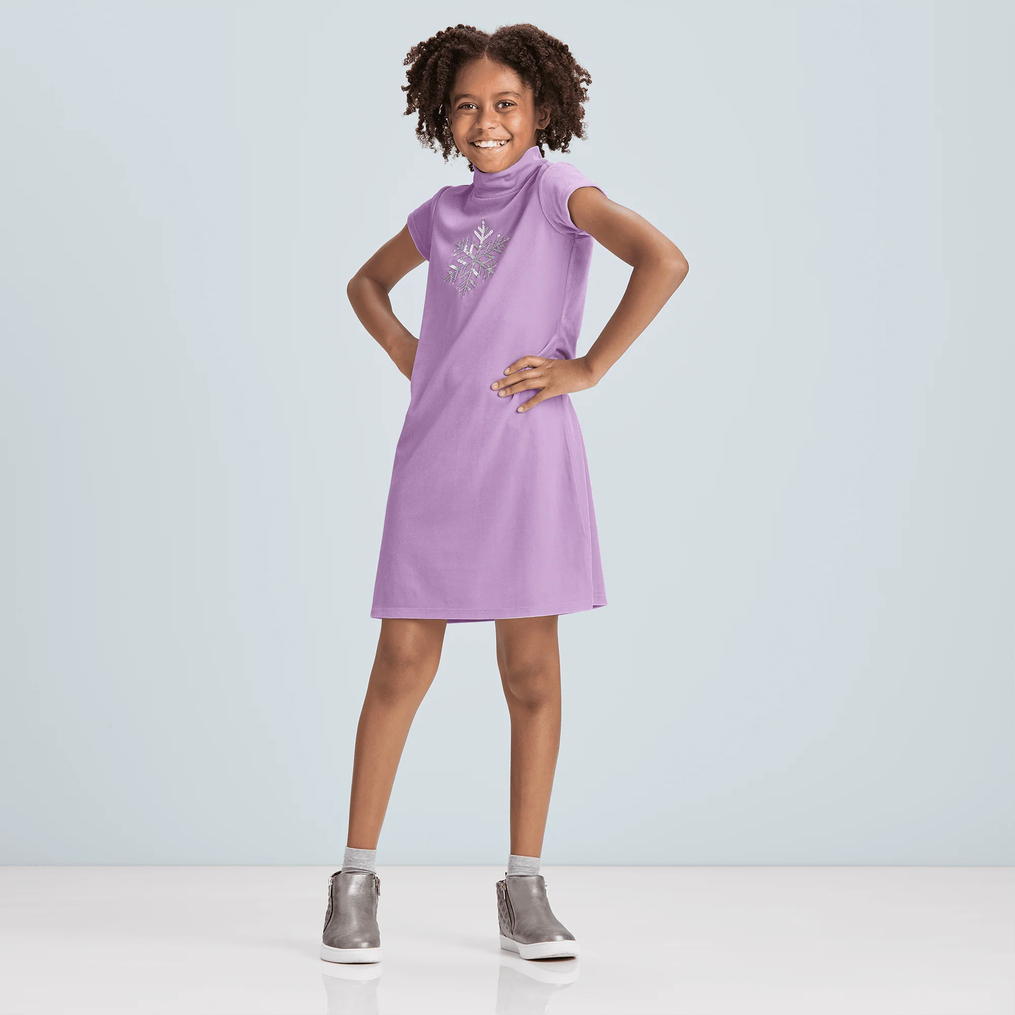 Soft as Snow Dress for Girls