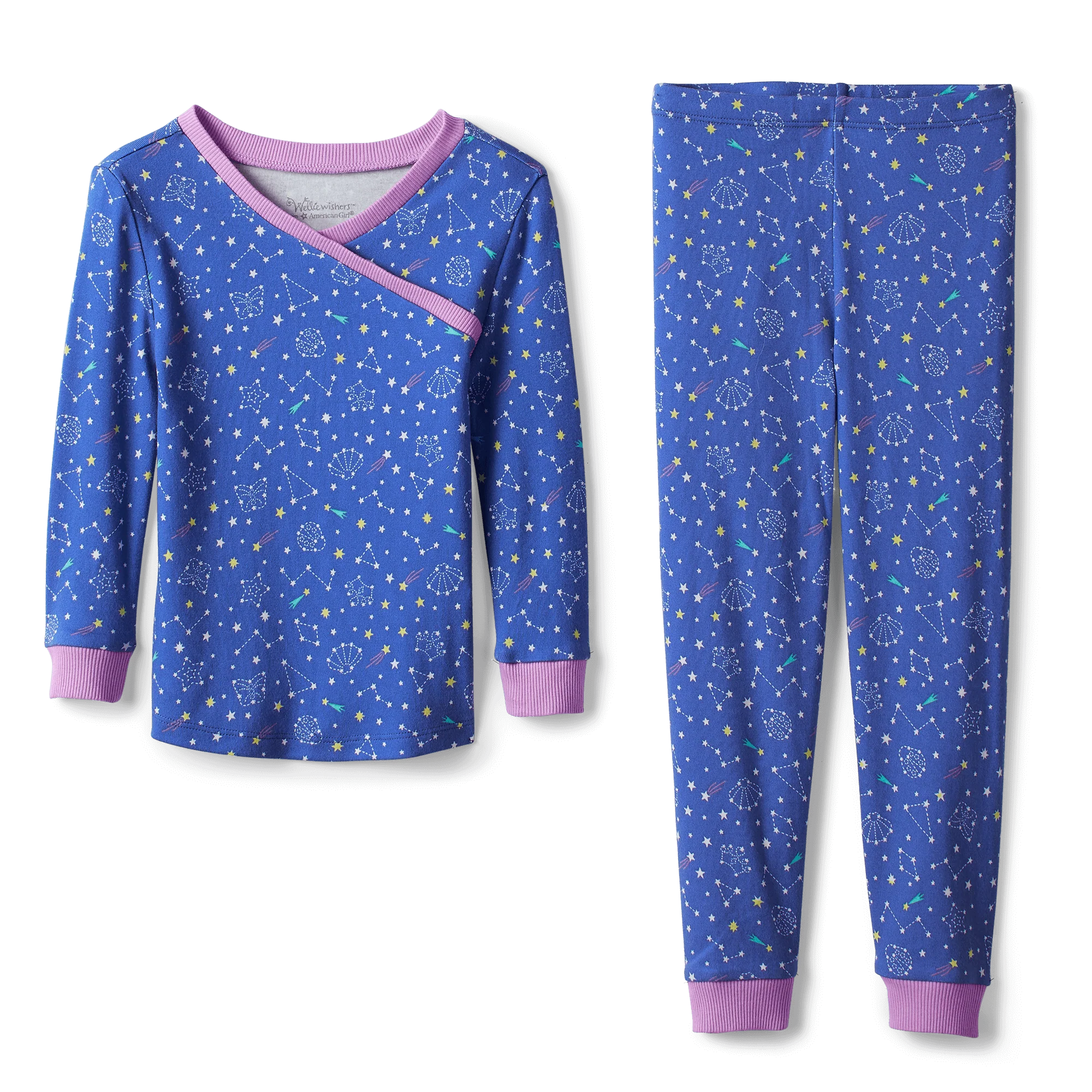 Starry Sky Pajamas for Girls 3 Starry Sky Pajamas for Girls