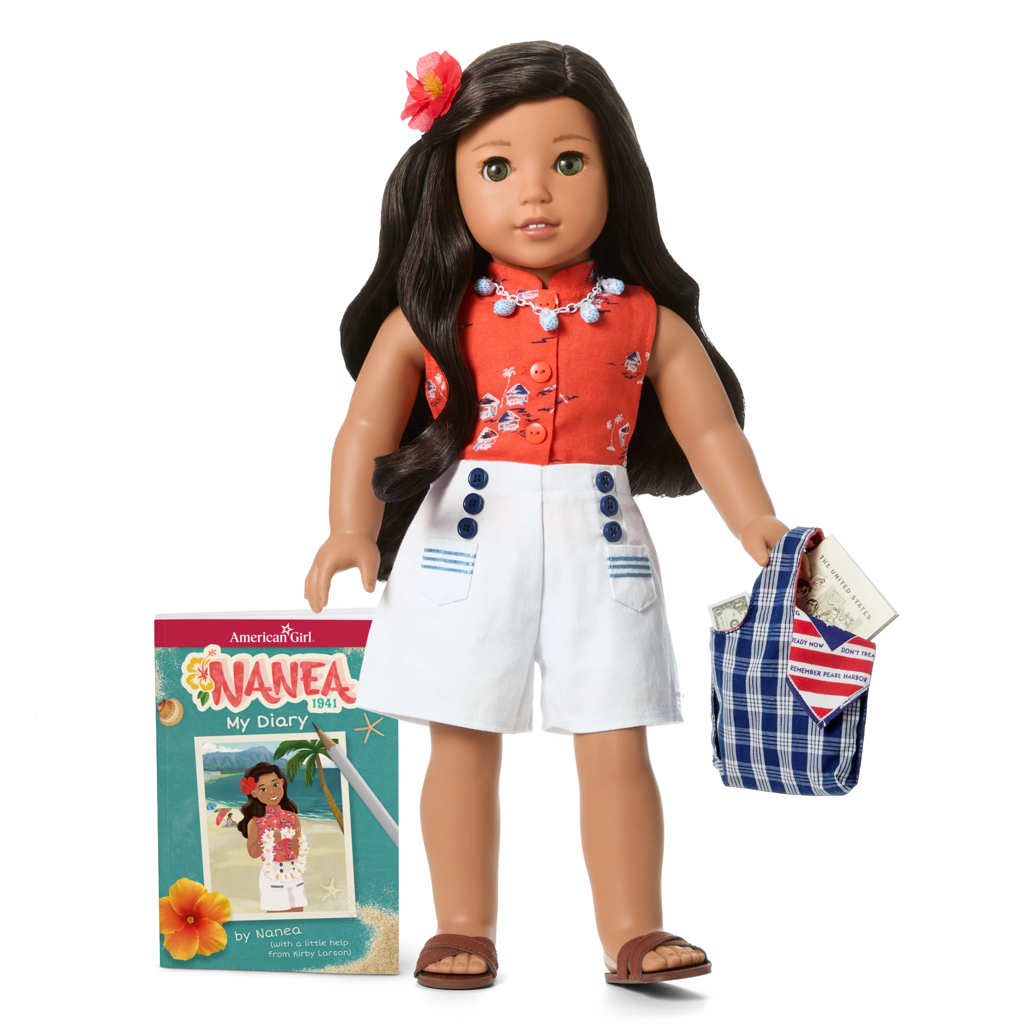Nanea Mitchell™ 18-inch Doll, Journal & Accessories (Historical Characters)