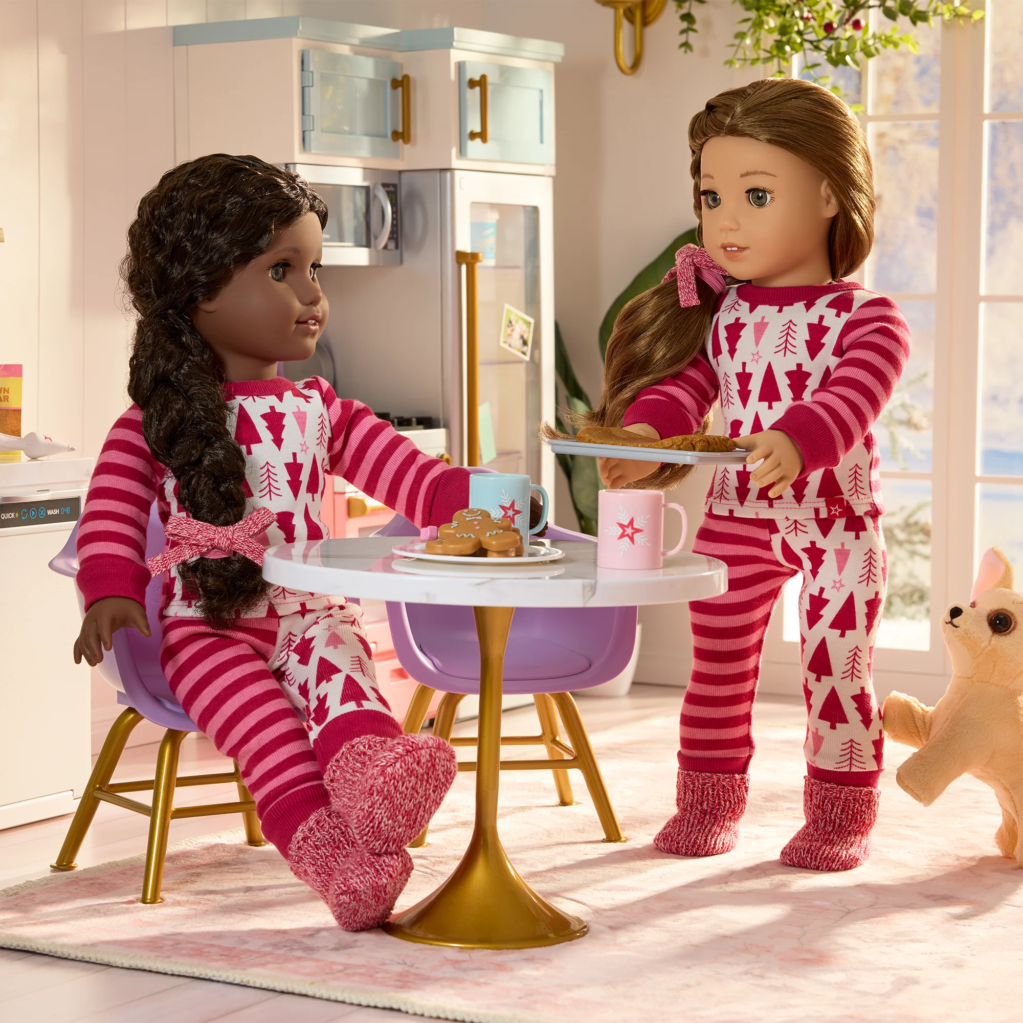American Girl® x Hanna Andersson Holiday Treetops Pajamas for 18-inch Dolls 9 American Girl® x Hanna Andersson Holiday Treetops Pajamas for 18-inch Dolls