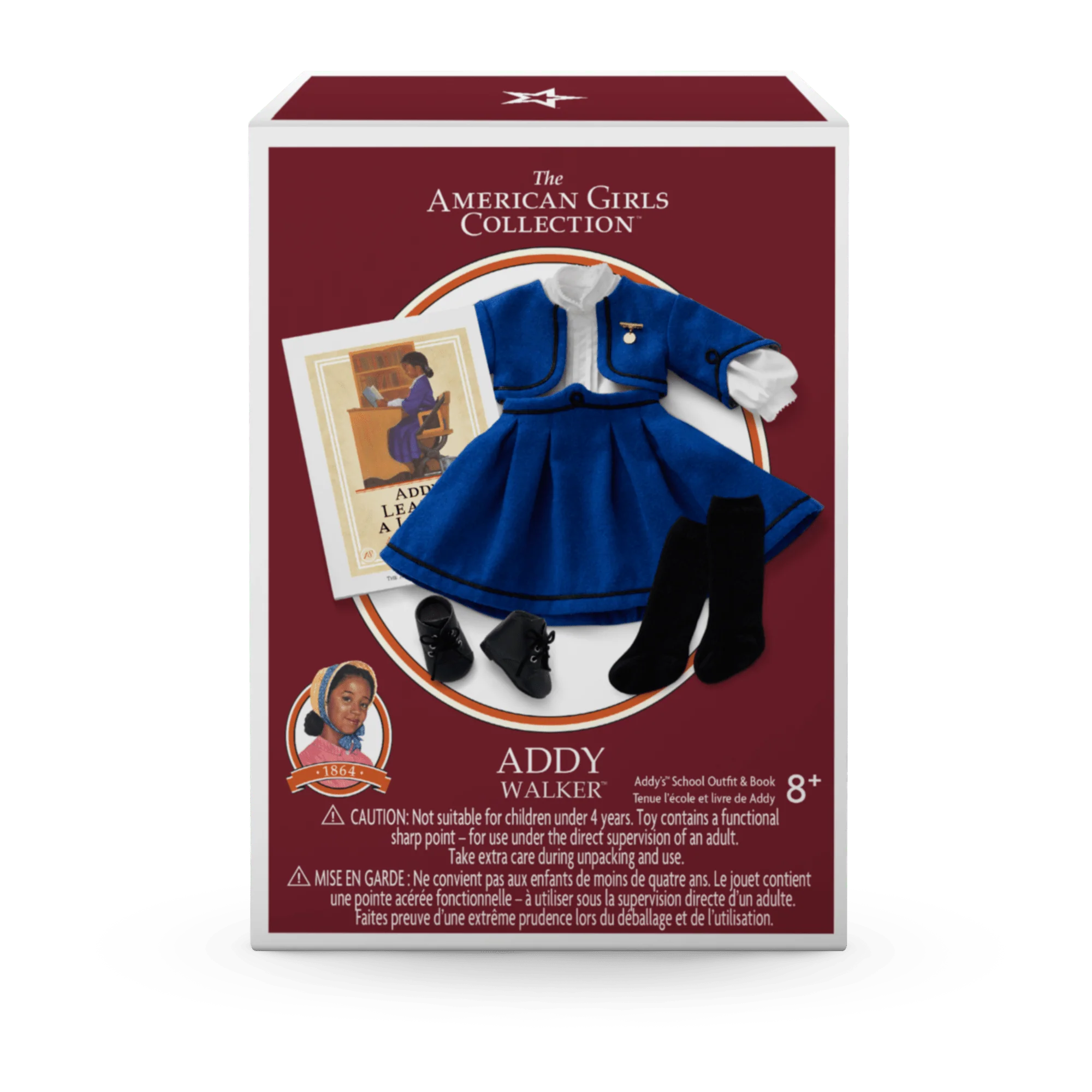 Addy’s™ School Outfit & Book (Historical Characters)