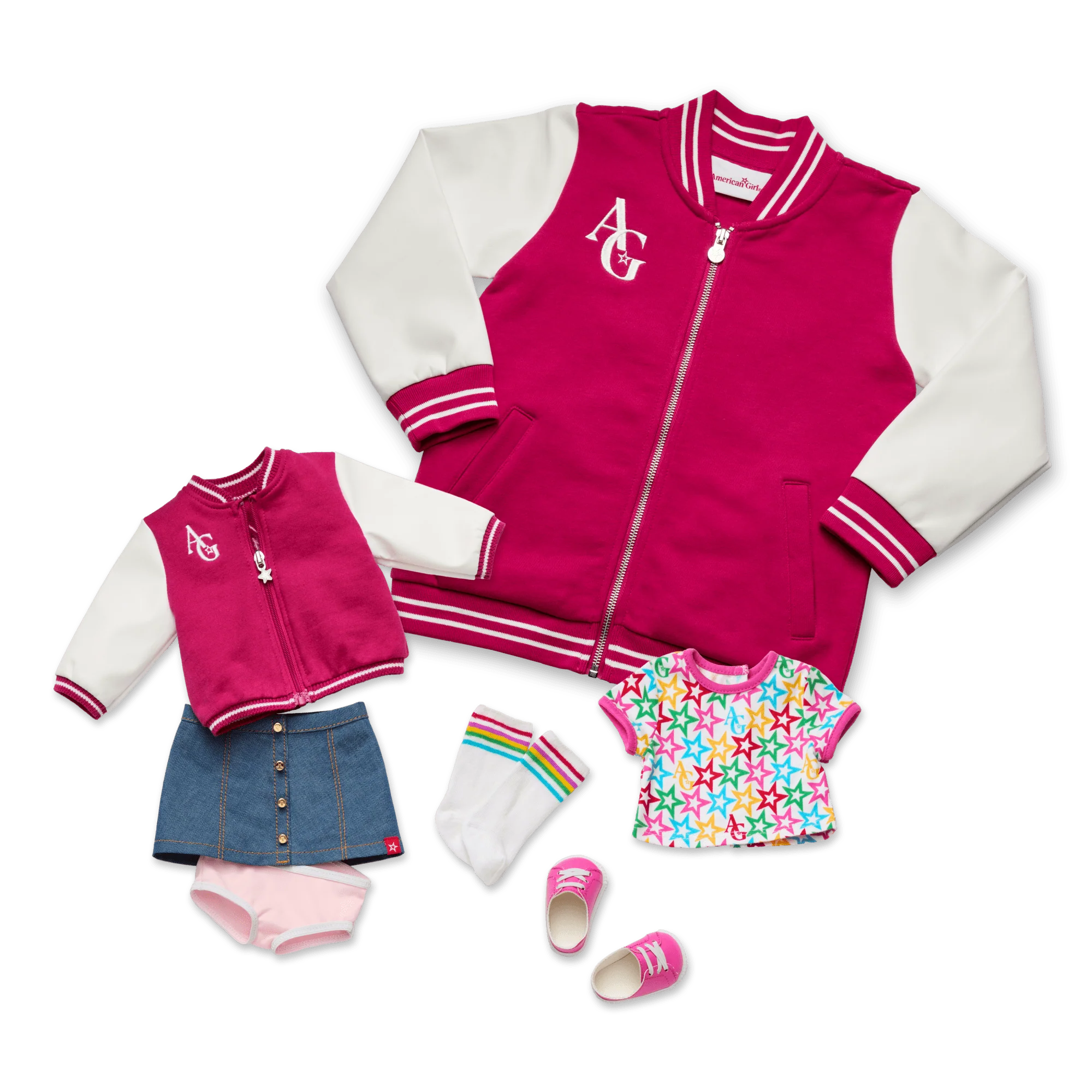 AG™ Star Squad Varsity Jacket for Girls 13 AG™ Star Squad Varsity Jacket for Girls