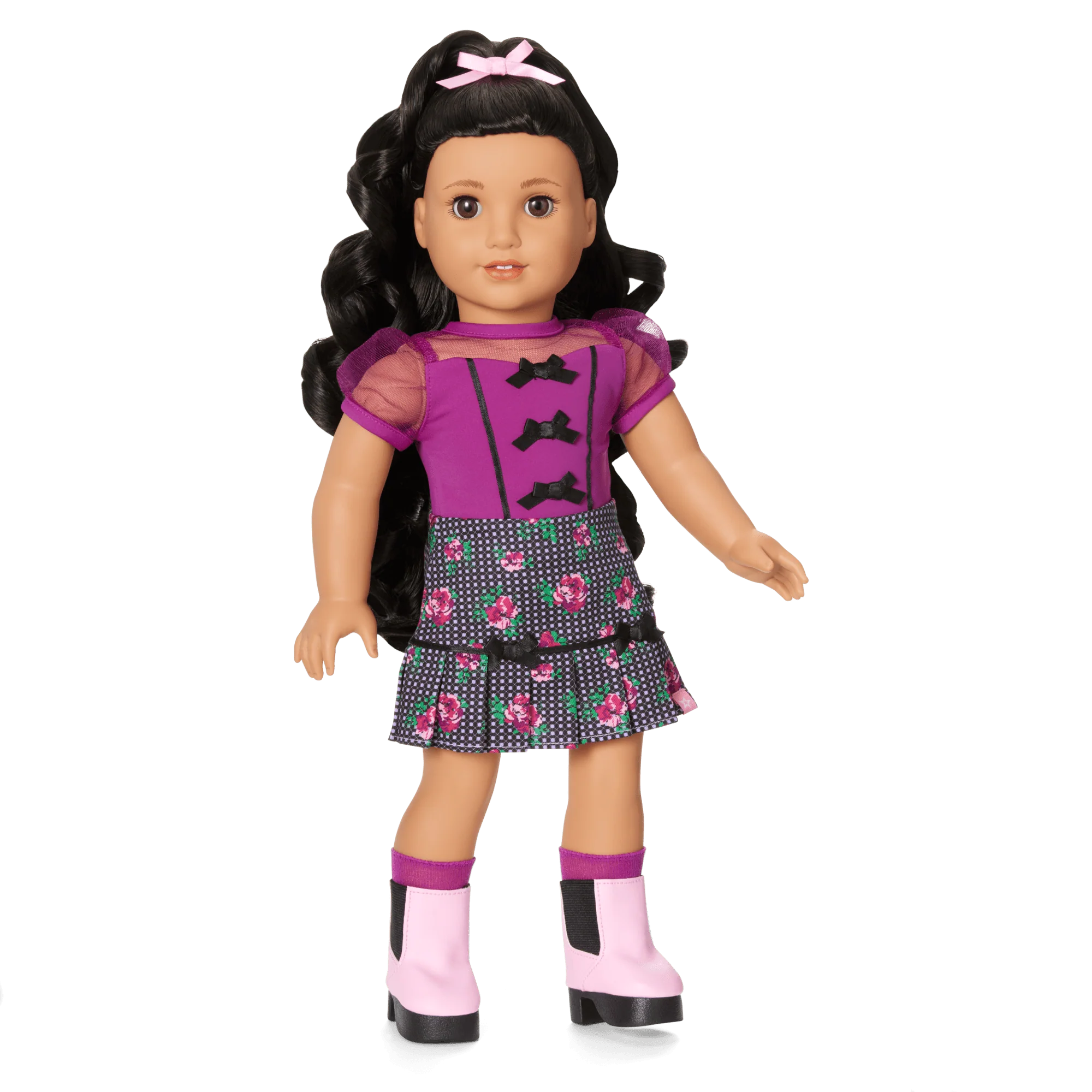 Bows & Blooms Outfit for 18-inch Dolls