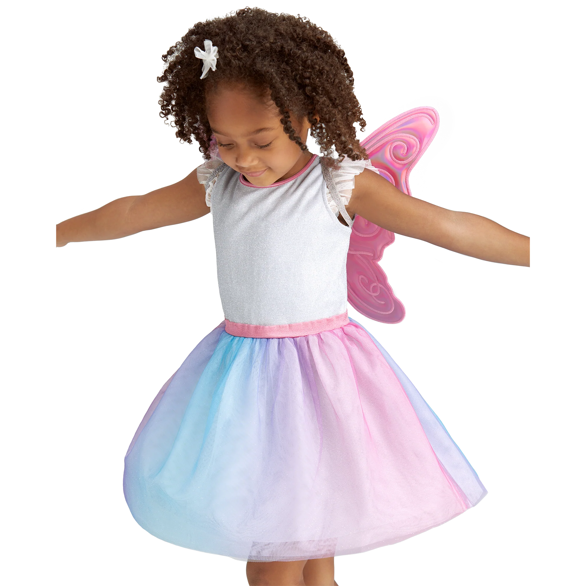 Colorful Butterfly Dress & Wings for Girls 6 Colorful Butterfly Dress & Wings for Girls