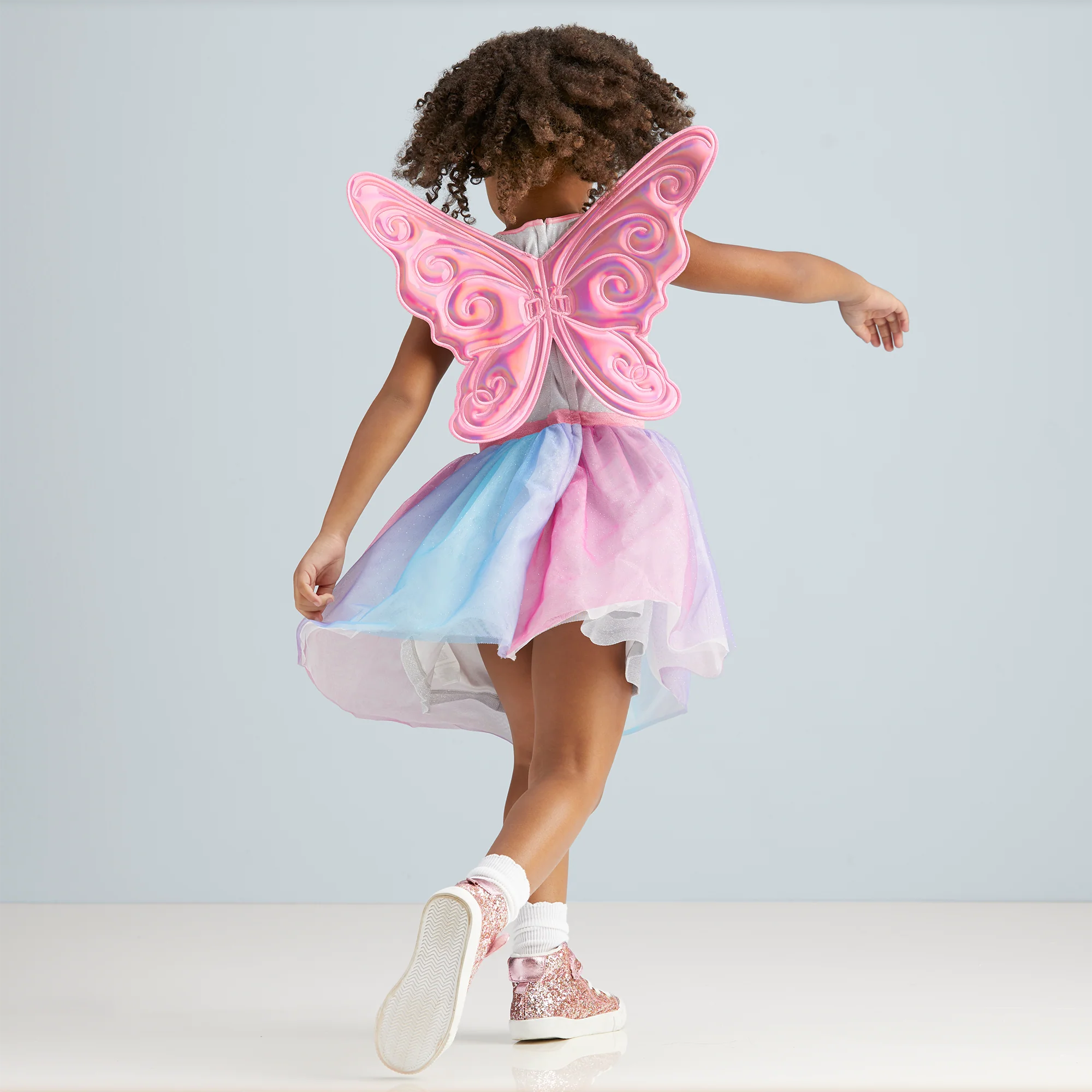 Colorful Butterfly Dress & Wings for Girls 8 Colorful Butterfly Dress & Wings for Girls