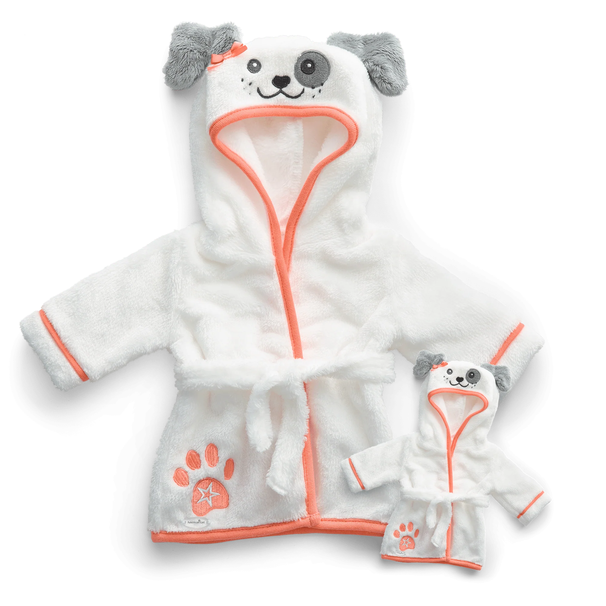 Comfy Puppy Robe Set for Girls & 18-inch Dolls 3 Comfy Puppy Robe Set for Girls & 18-inch Dolls