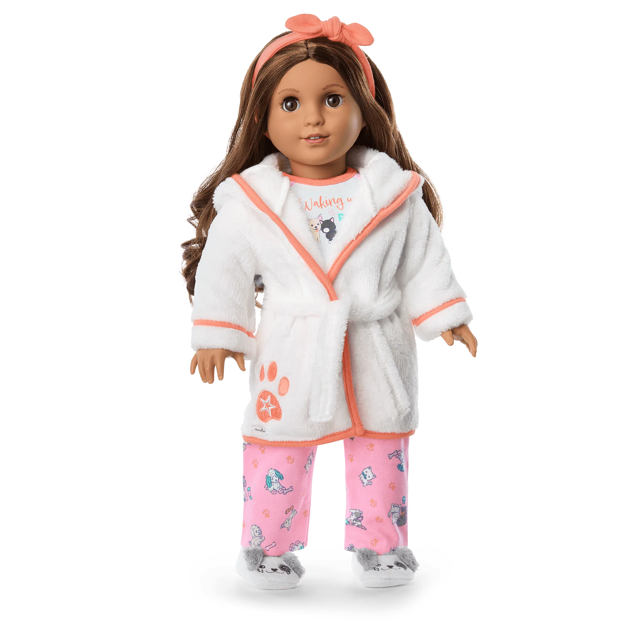 Comfy Puppy Robe Set for Girls & 18-inch Dolls 7 Comfy Puppy Robe Set for Girls & 18-inch Dolls