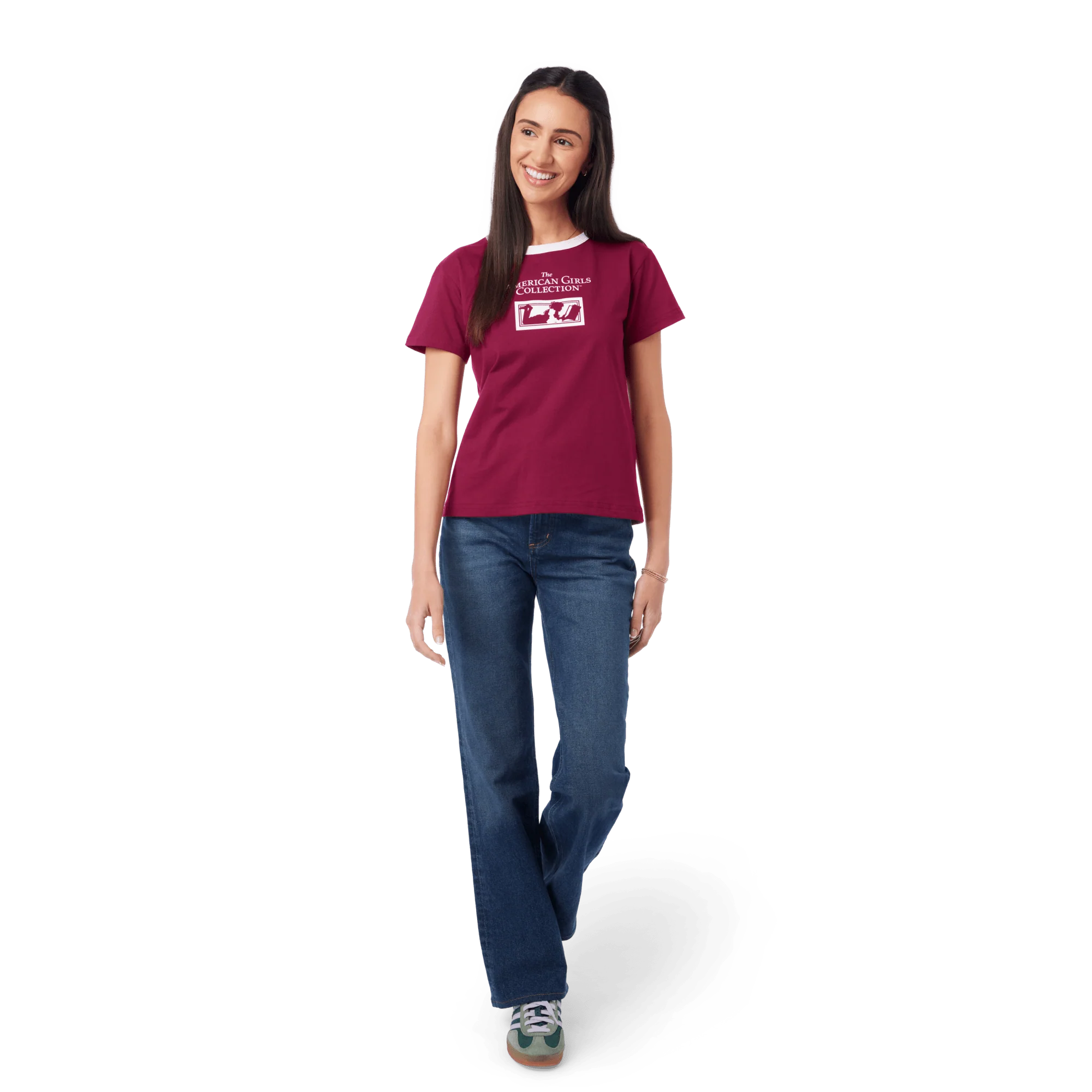 The American Girls Collection™ Ringer Tee for Adults 5 The American Girls Collection™ Ringer Tee for Adults