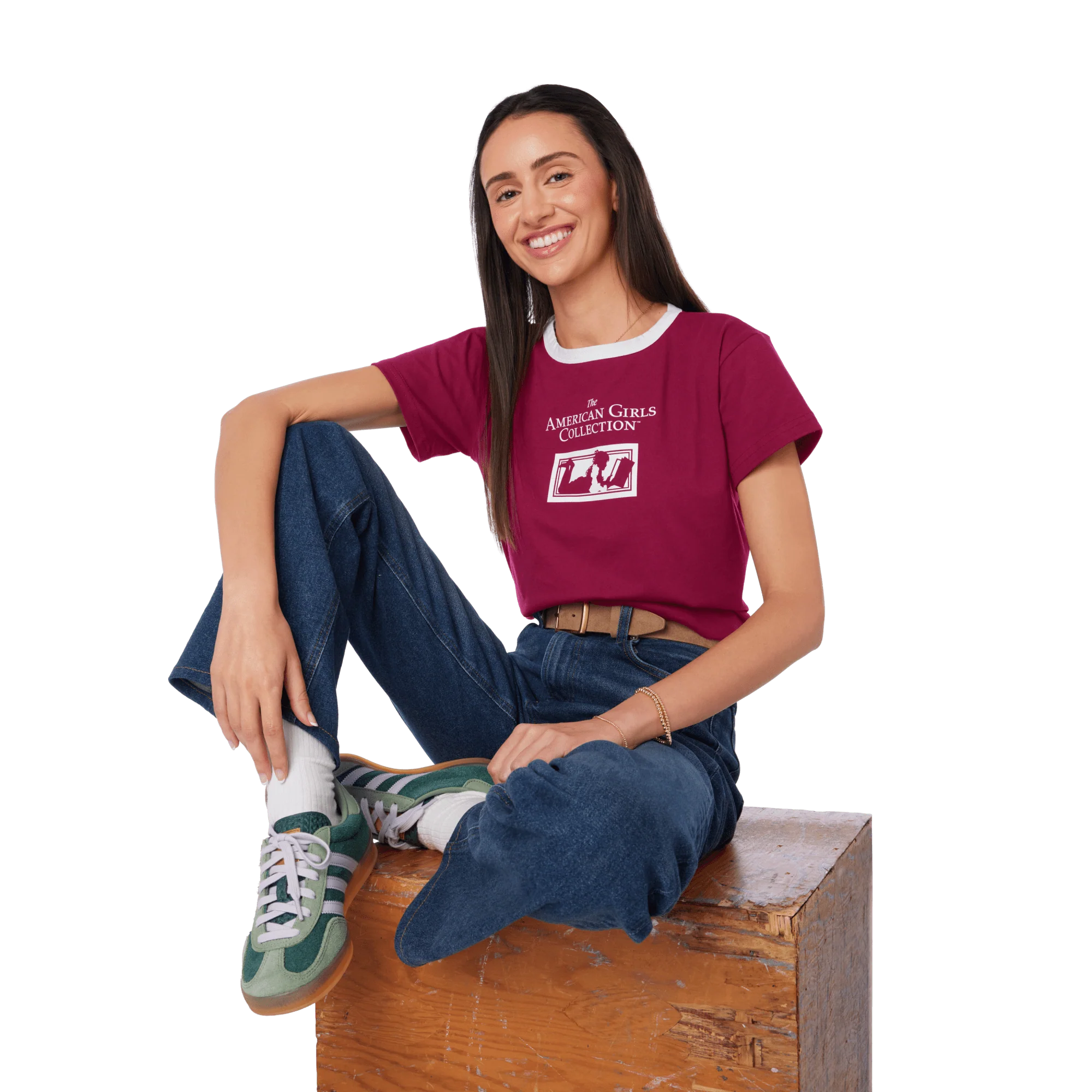 The American Girls Collection™ Ringer Tee for Adults 8 The American Girls Collection™ Ringer Tee for Adults